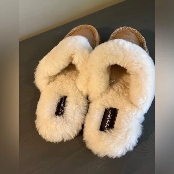 Manitobah Men’s Cabin Slide Slippers NEW