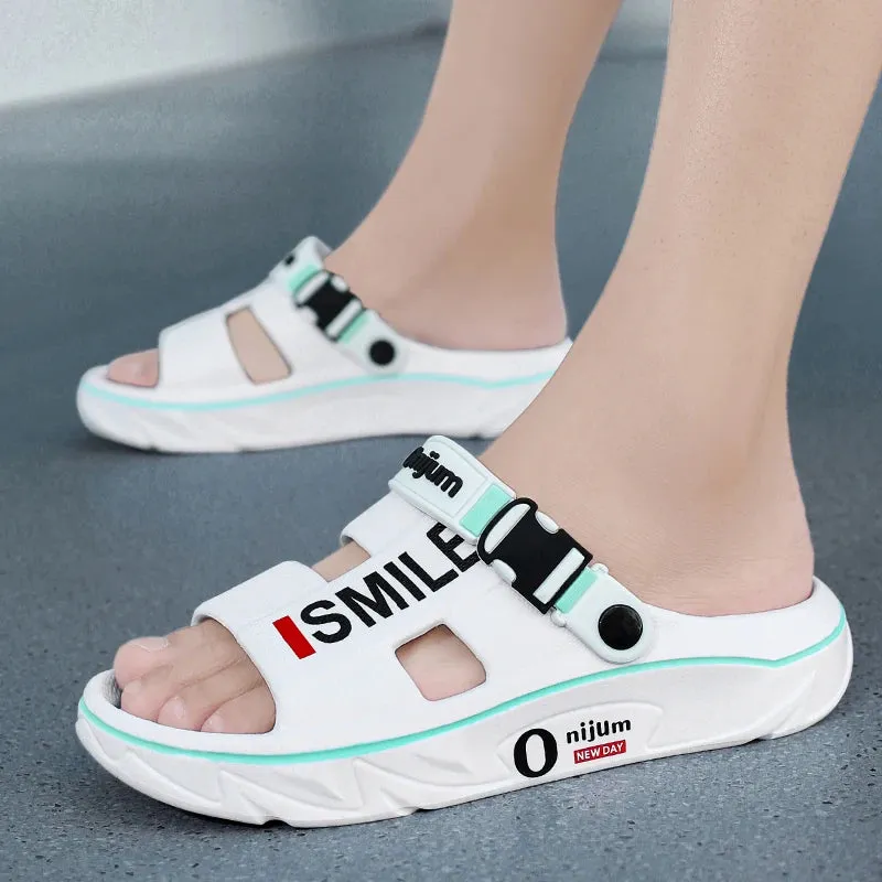 Massage Slippers – Indoor Outdoor Sandals, Beach Comfortable Soft Slides Clogs, Casual Shoes Men Women, Home Slippers