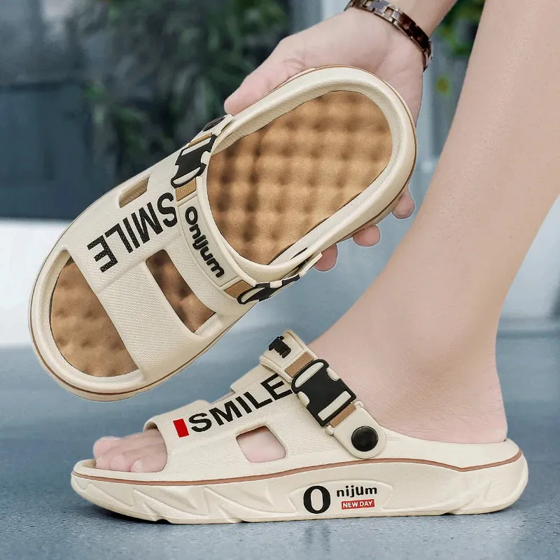 Massage Slippers – Indoor Outdoor Sandals, Beach Comfortable Soft Slides Clogs, Casual Shoes Men Women, Home Slippers
