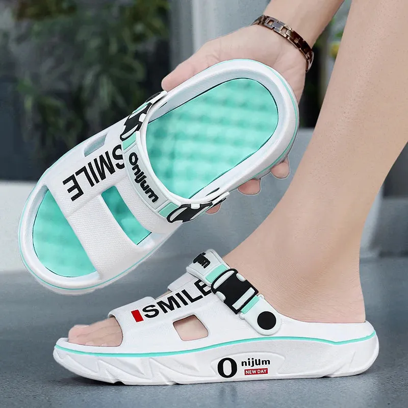 Massage Slippers – Indoor Outdoor Sandals, Beach Comfortable Soft Slides Clogs, Casual Shoes Men Women, Home Slippers