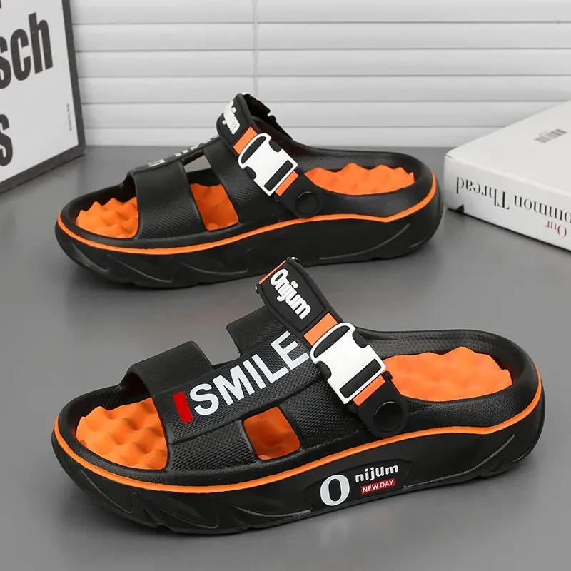 Massage Slippers – Indoor Outdoor Sandals, Beach Comfortable Soft Slides Clogs, Casual Shoes Men Women, Home Slippers