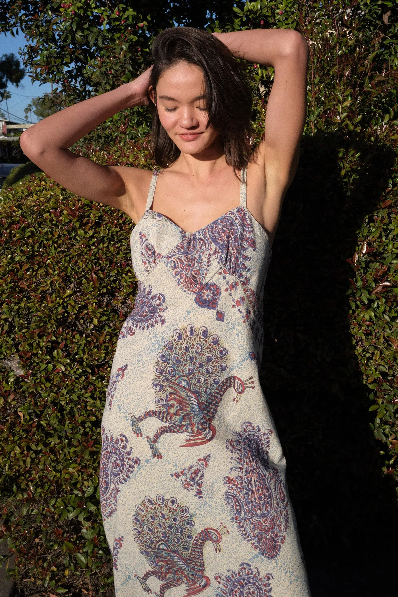 Mayle Midi Tapestry Slip Dress