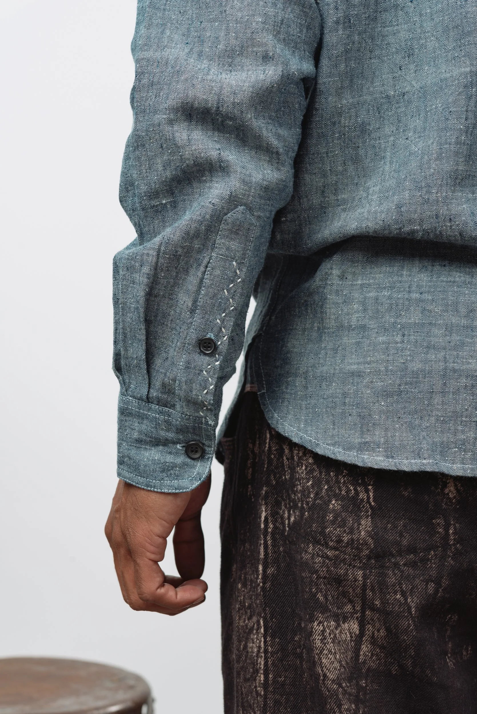Mazadoor Work Shirt in Chambray