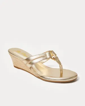 Mckim Wedge - Gold Metallic