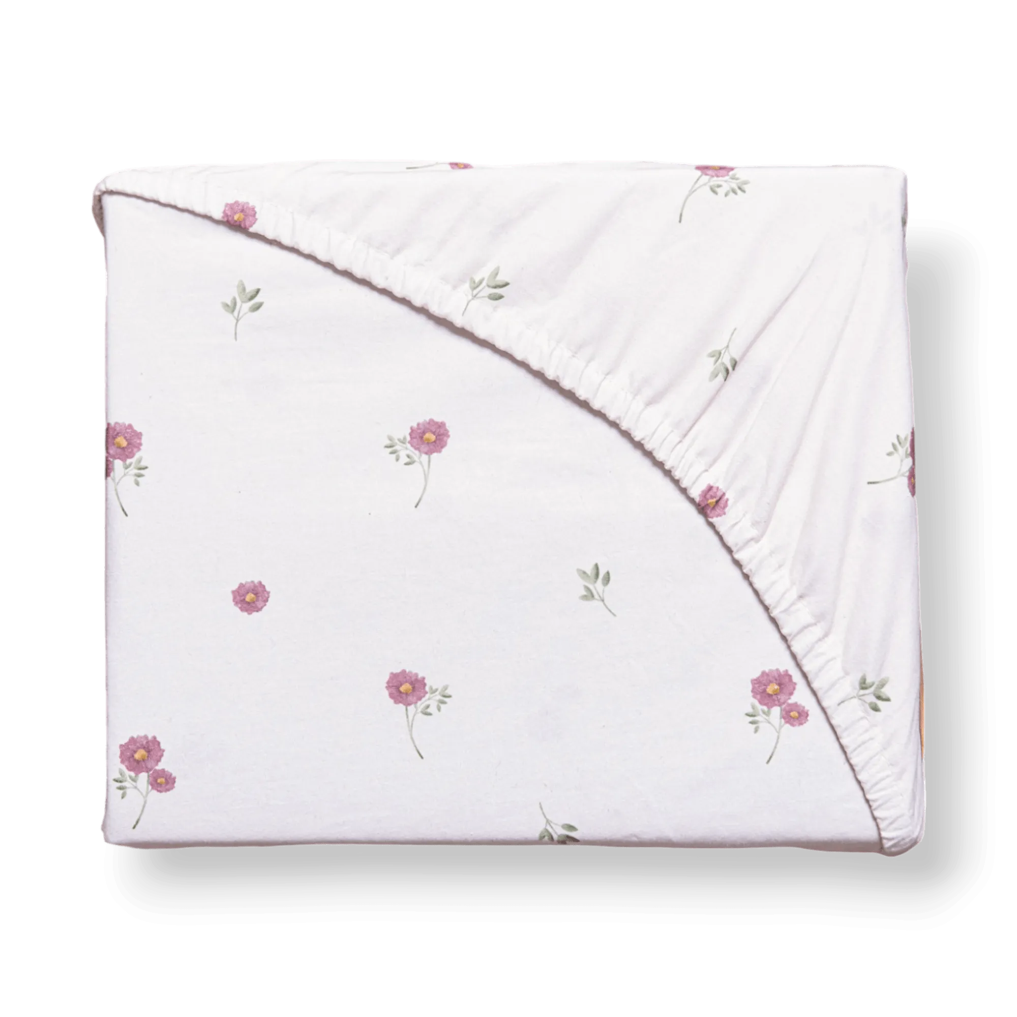 Meadow Floral Cotton Fitted Bed Sheet