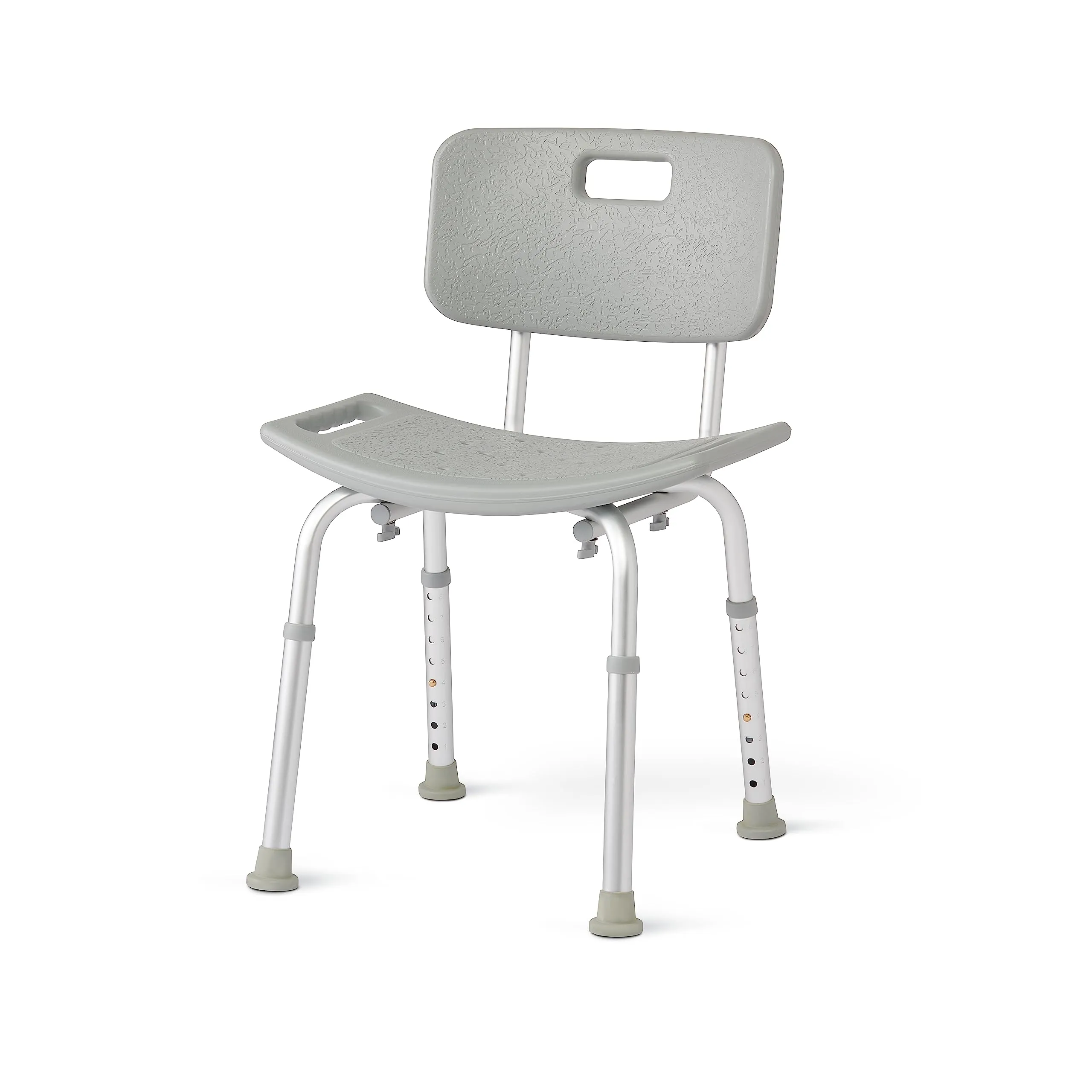 Medline Bath Chair, Bench, Seat, Stool for Disabled, Seniors & Elderly Bathroom Transfer Inside Shower/Tub/Bathtub – 400 Lbs. Capacity, Gray - open_box