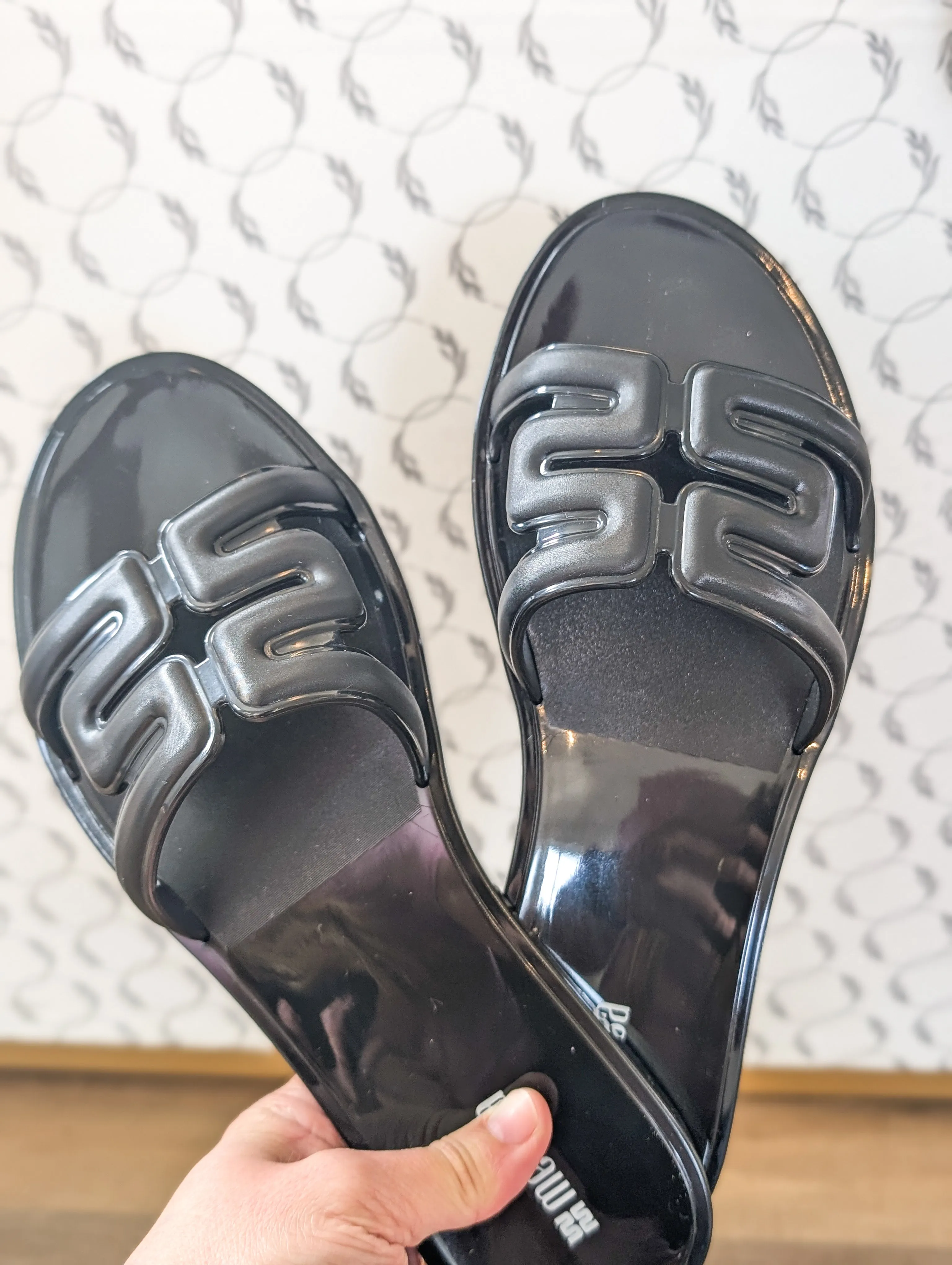 Melissa Black M Slide Waterproof Sandal