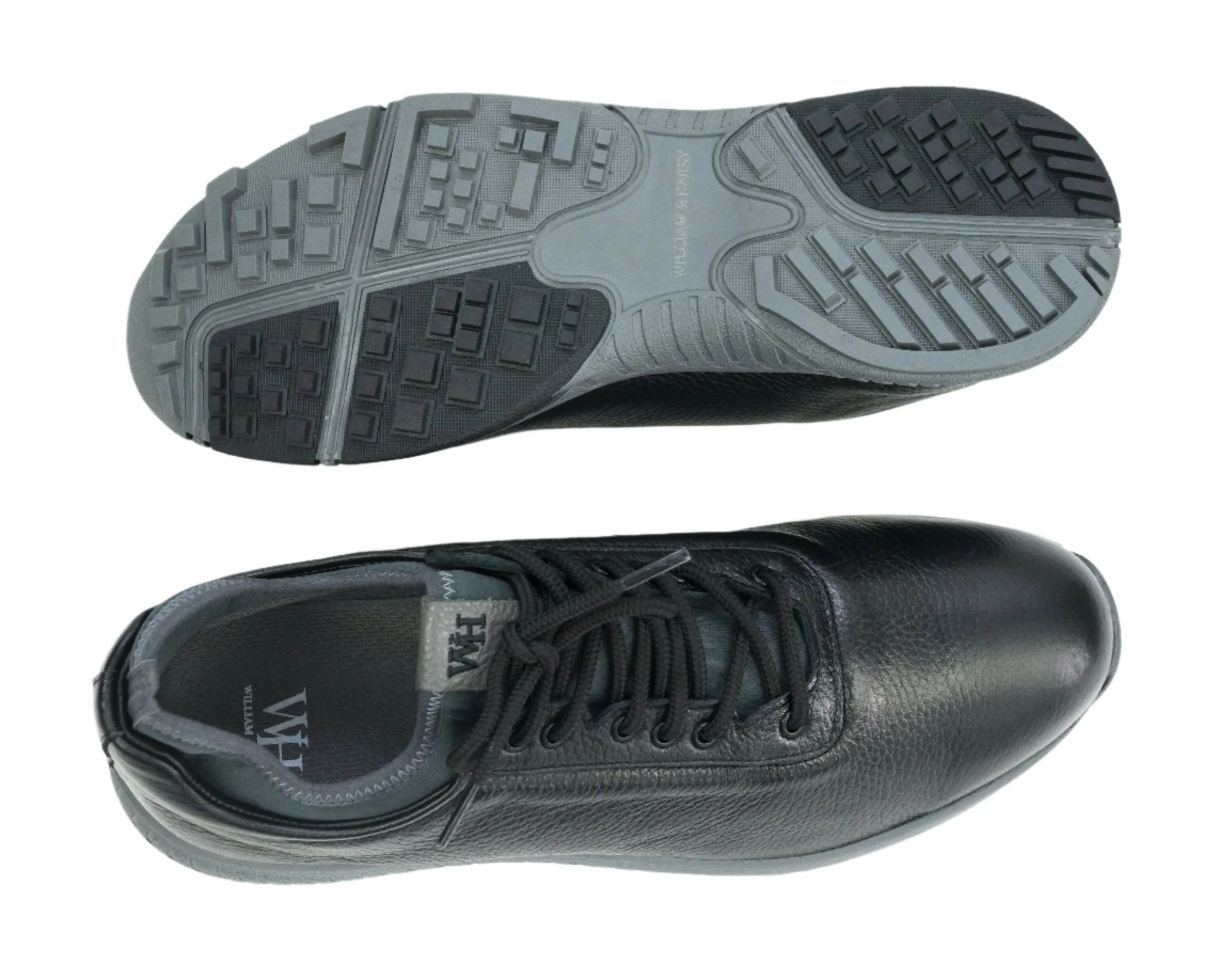 Men's Ace Deerskin Golf Shoes - in All Black