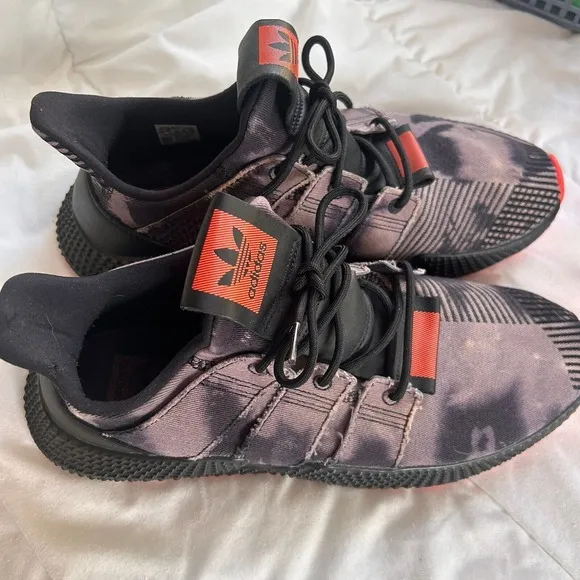 Men's Adidas Prophere 'Bleached' Black Sneakers Size 11.5 Athletic Gym