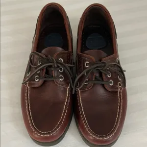 Men's Brown Leather Boat Shoes
