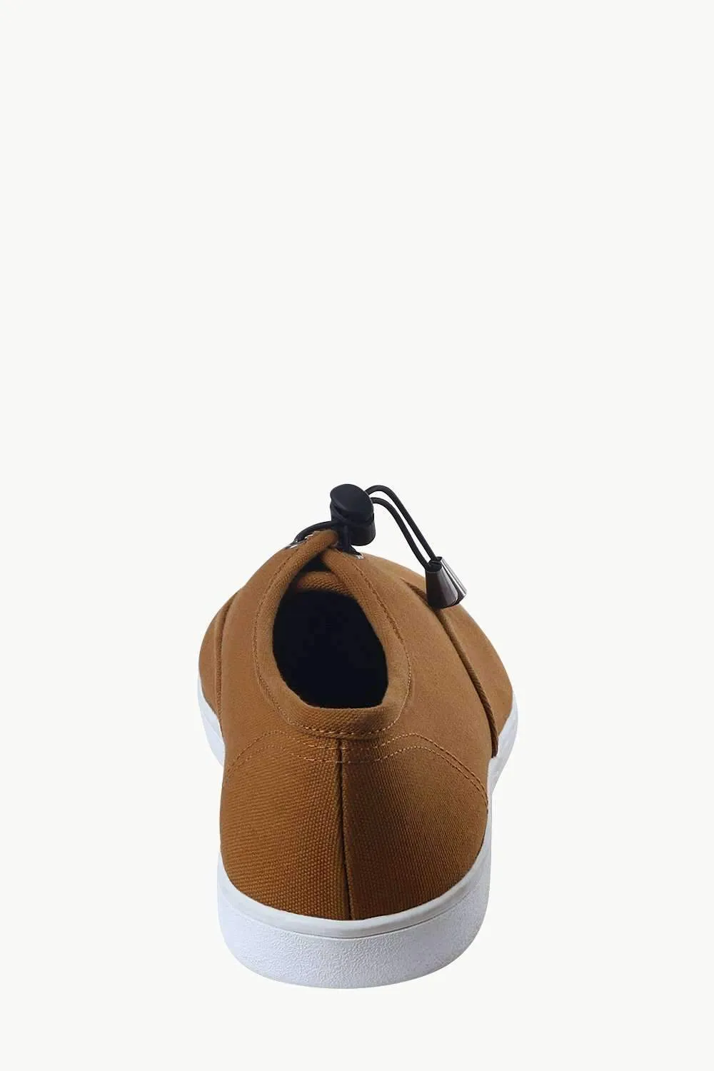 Men's Elastic Tassel Brown Boat Shoes