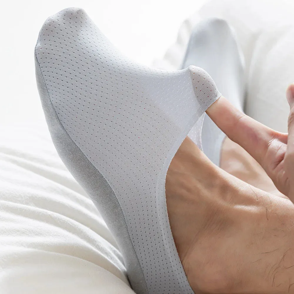 Men's Mesh Socks Breathable, Non Slip, Invisible