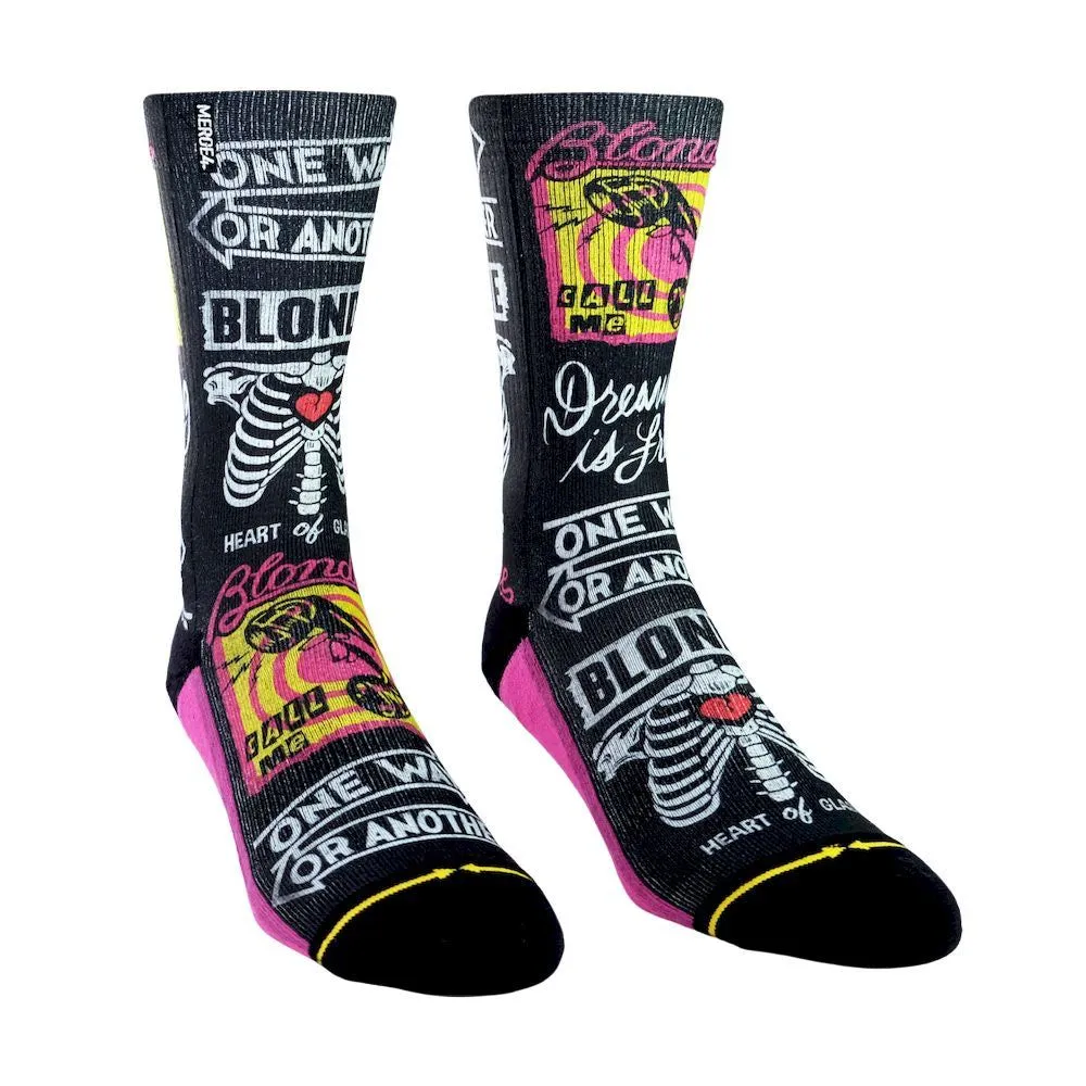 Merge4 Blondie HITS Classic Crew Socks