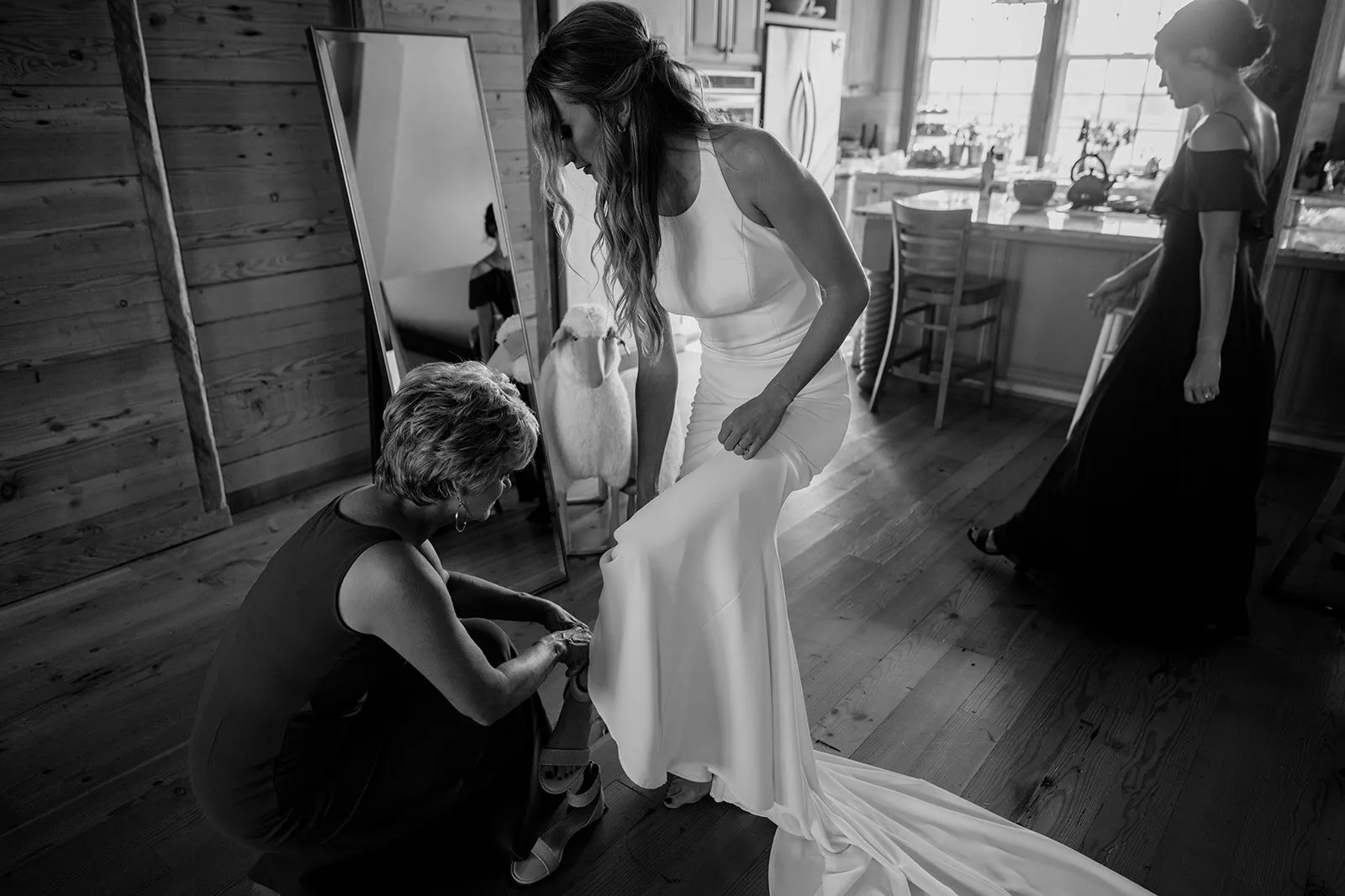 Mermaid Round-neck Sleeveless Backless Simple Wedding Dresses, WD0500