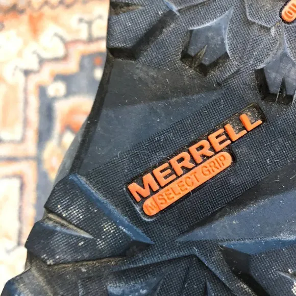 Merrell Composite Toe Black Lace Up Sneakers 10