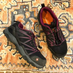 Merrell Composite Toe Black Lace Up Sneakers 10
