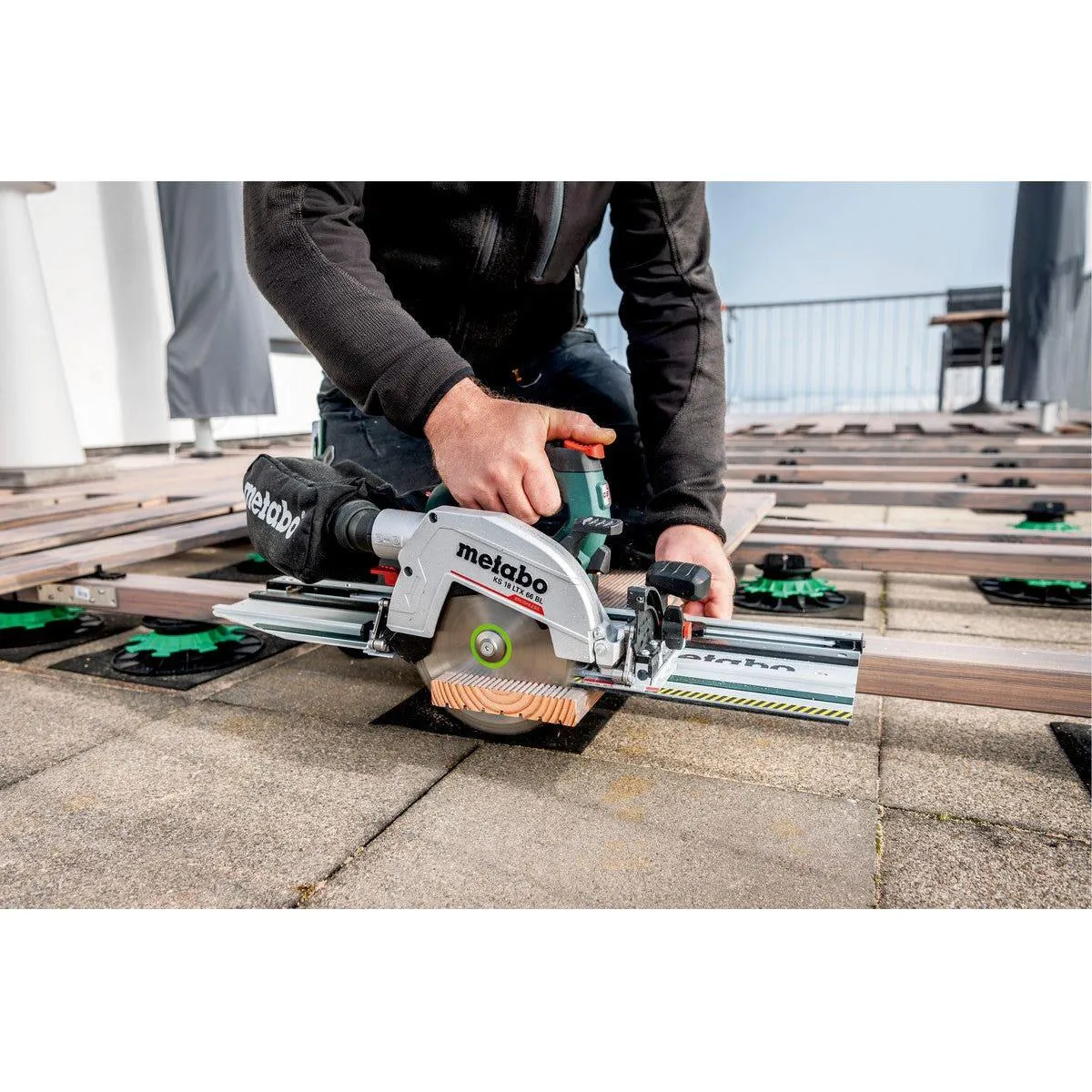 Metabo Cordless Circular Saw KS 18 LTX 66 BL 18V Body Only in MetaBOX Case