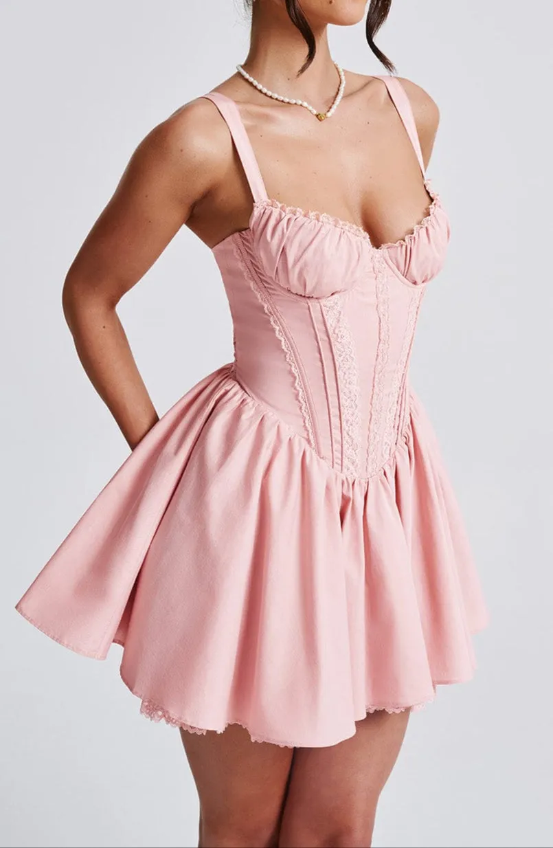 Micaela Mini Dress - Blush