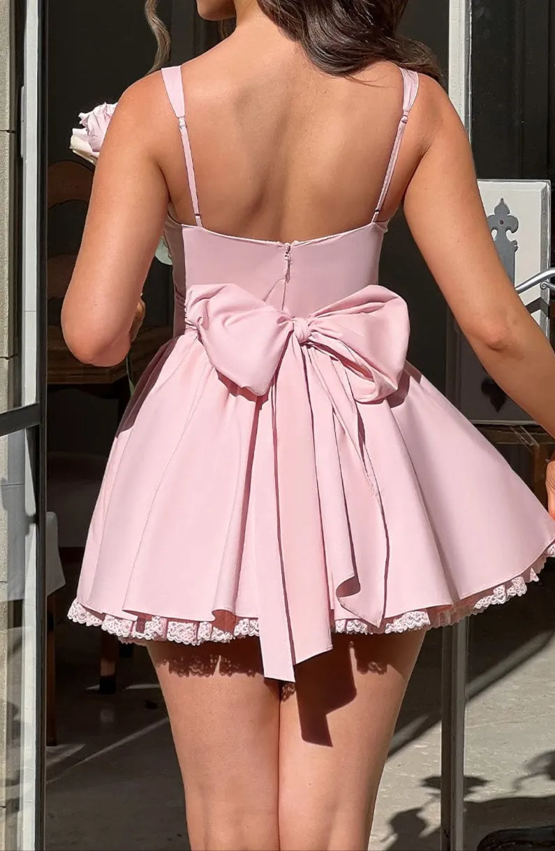 Micaela Mini Dress - Blush
