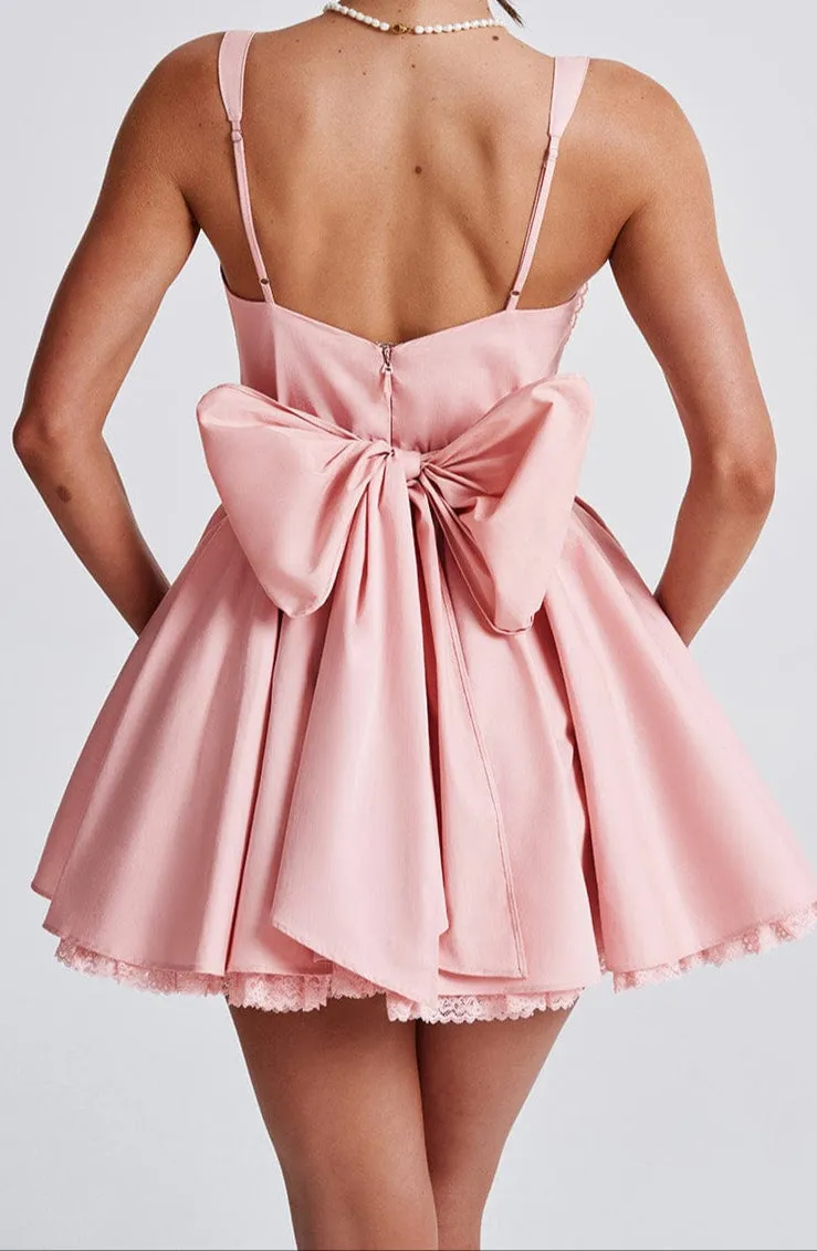 Micaela Mini Dress - Blush