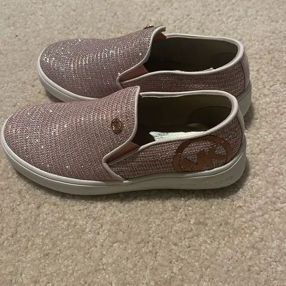 MICHAEL KORS BABY - GIRL JEM RACHEL GLITTER SLIP-ON SNEAKERS, PINK