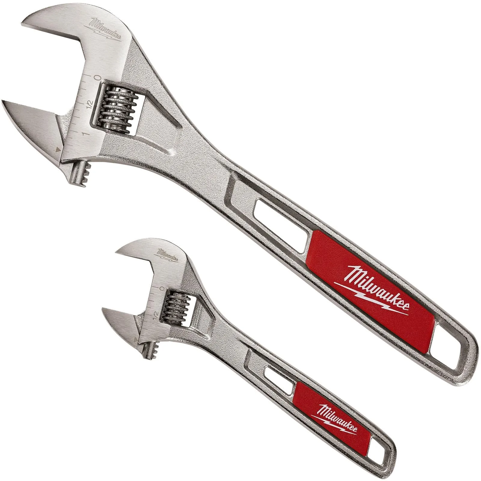 Milwaukee Adjustable Wrench Twin Pack 150mm   250mm