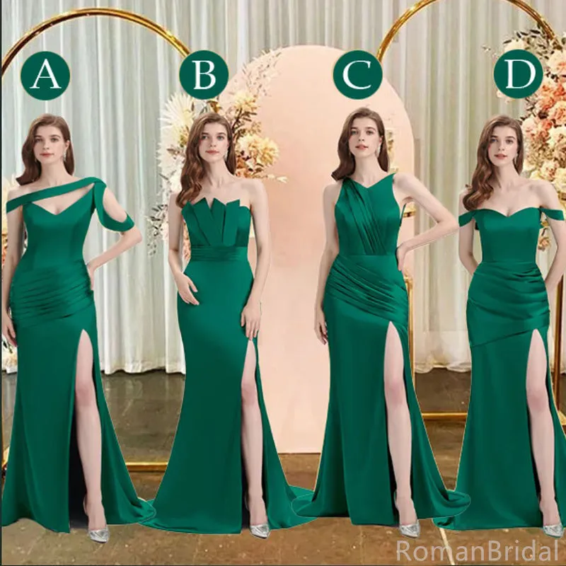 Mismatched Long Simple Mermaid Long Bridesmaid Dresses Online WG63