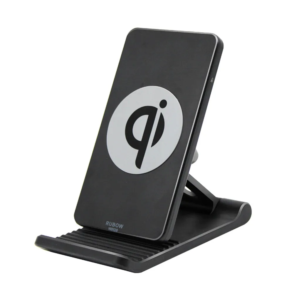 Mobile Phone Holder Wireless Charger Adjustable Mobile Phobe Bracket Vertical wireless charging Suitable for Apple Samsung Gray