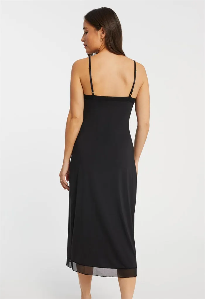 Montelle Maxi Lenght Slip- 9505 - Black/Beige