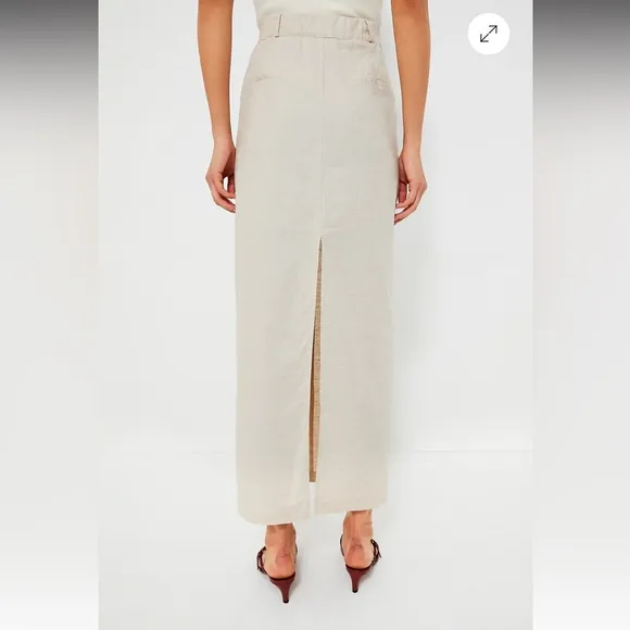 MOON RIVERNatural Midi Skirt