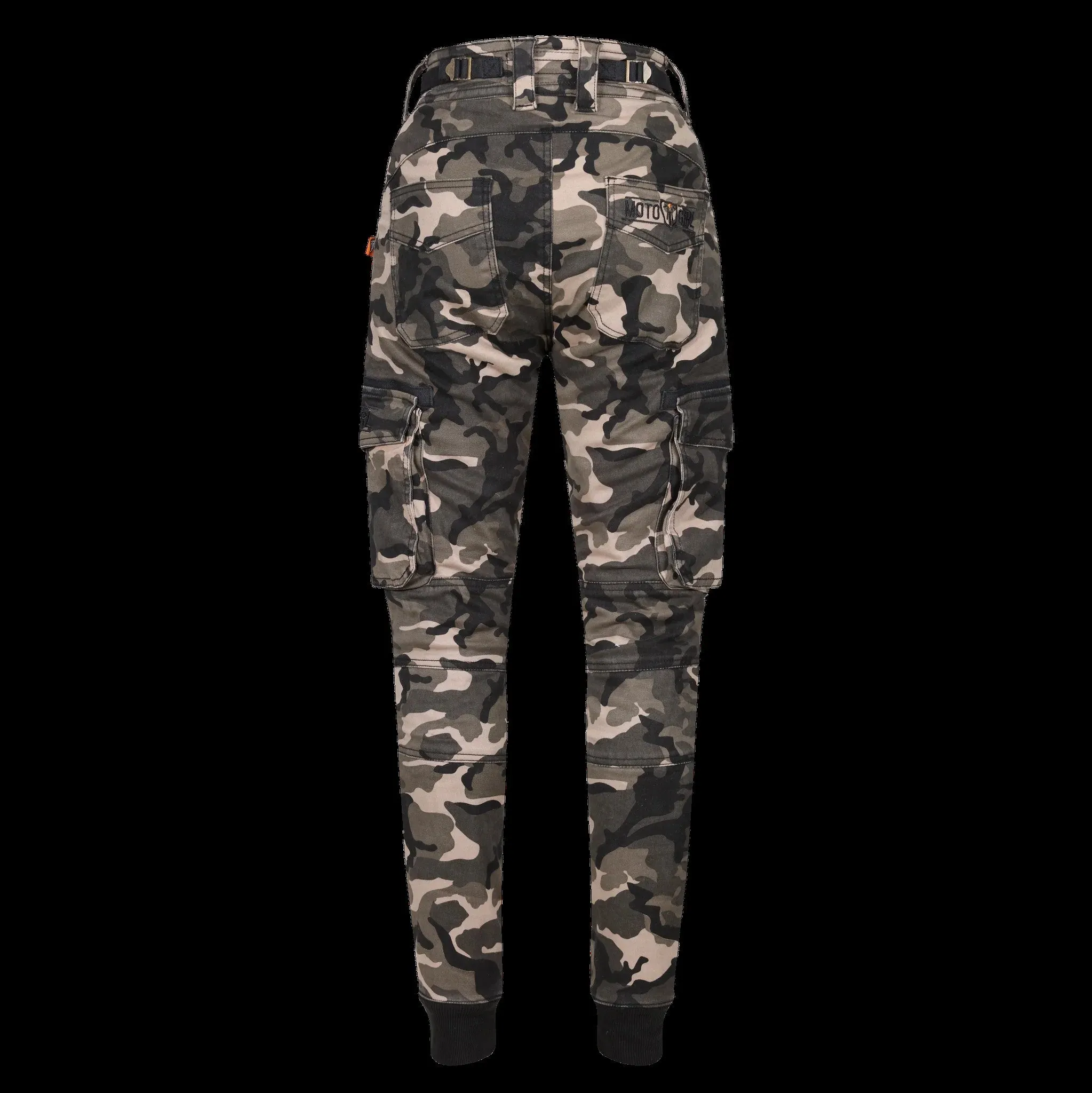 MOTOGIRL LARA CARGO TROUSERS | CAMO