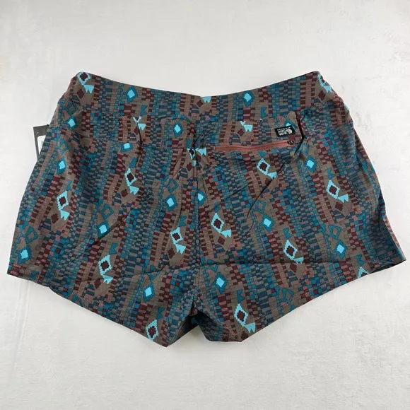 Mountain Hardwear Women's Dynama Pull-On Shorts Print Athletic Large