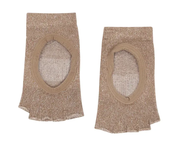MoveActive Toeless Non Slip Grips Socks - Copper Sparkle