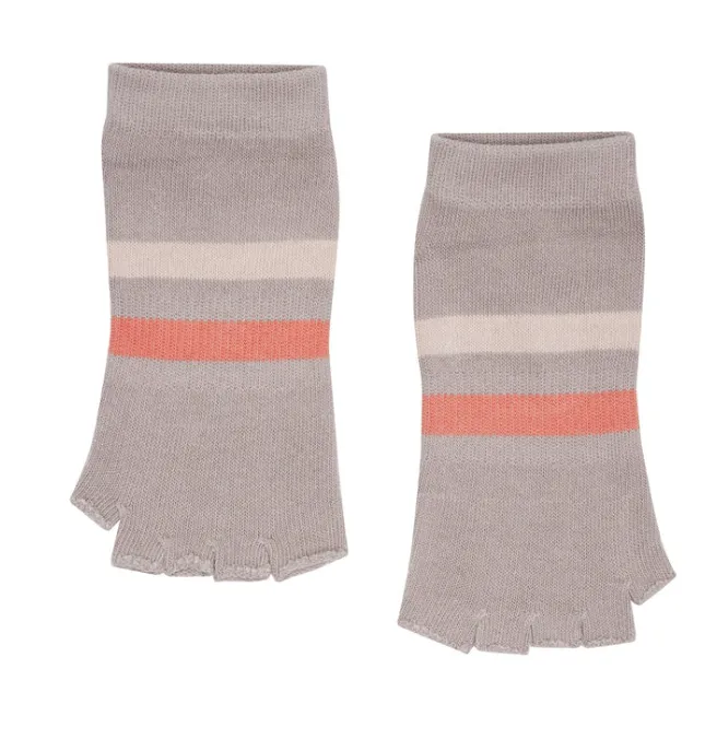 MoveActive Toeless Non Slip Grips Socks - Evie Smokey Mauve