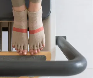 MoveActive Toeless Non Slip Grips Socks - Evie Taupe