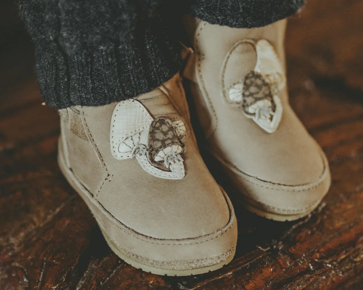 Mush Booties | Fungi | Truffle Nubuck