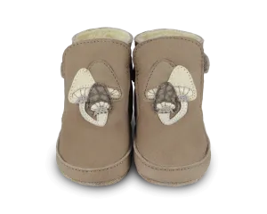 Mush Booties | Fungi | Truffle Nubuck