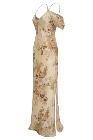 Napa Noa Long Slip Dress Raffia