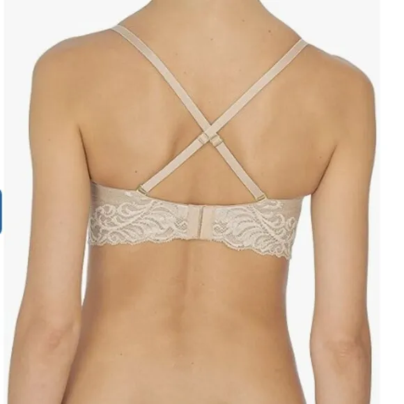 Natori Women's Feathers Strapless Plunge Multiway, Cafe, 36D