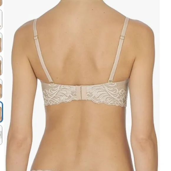 Natori Women's Feathers Strapless Plunge Multiway, Cafe, 36D