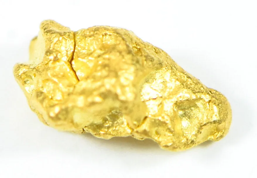 Natural Gold Nugget Australian .10 Gram Genuine