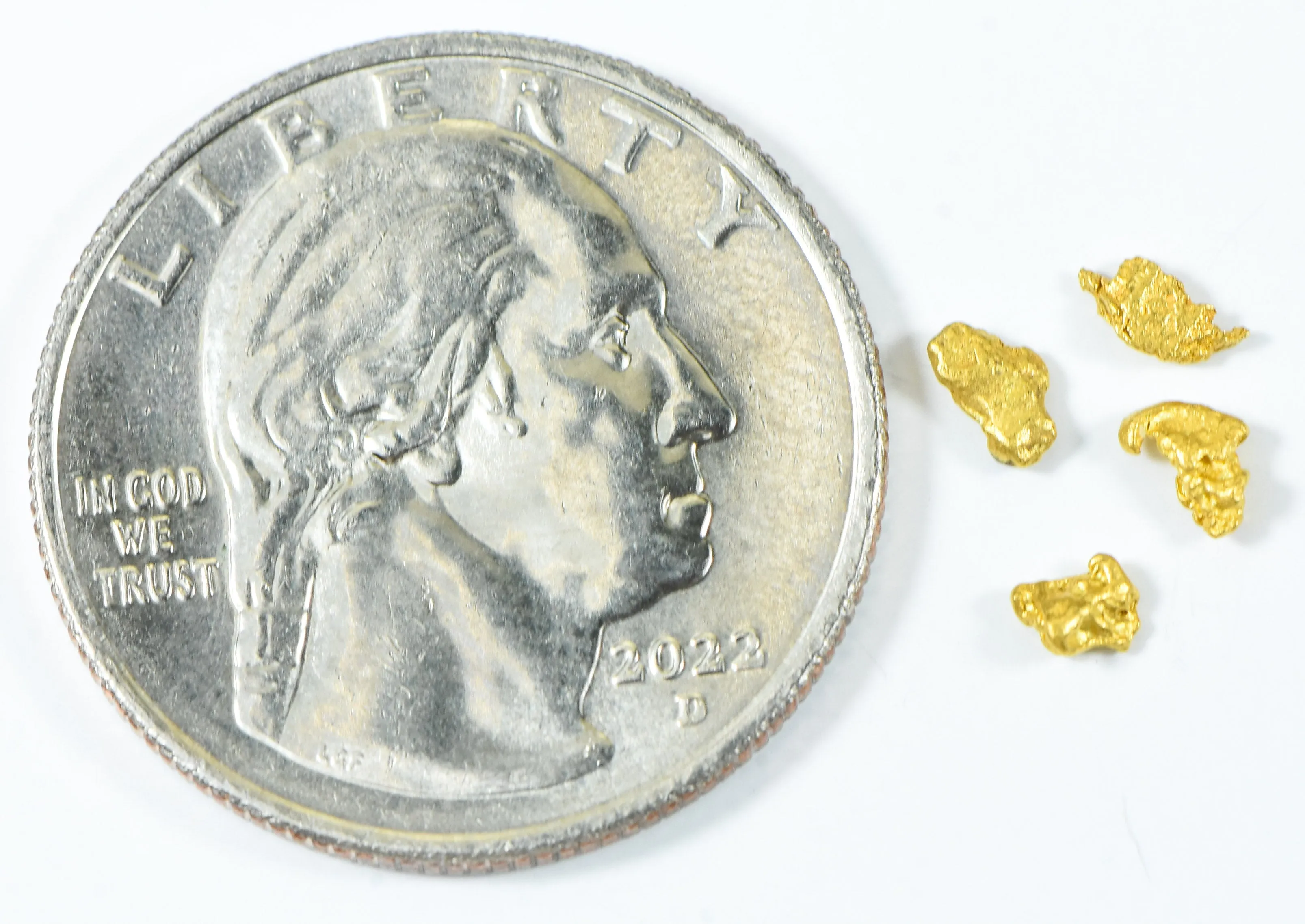 Natural Gold Nugget Australian .11 Gram Genuine