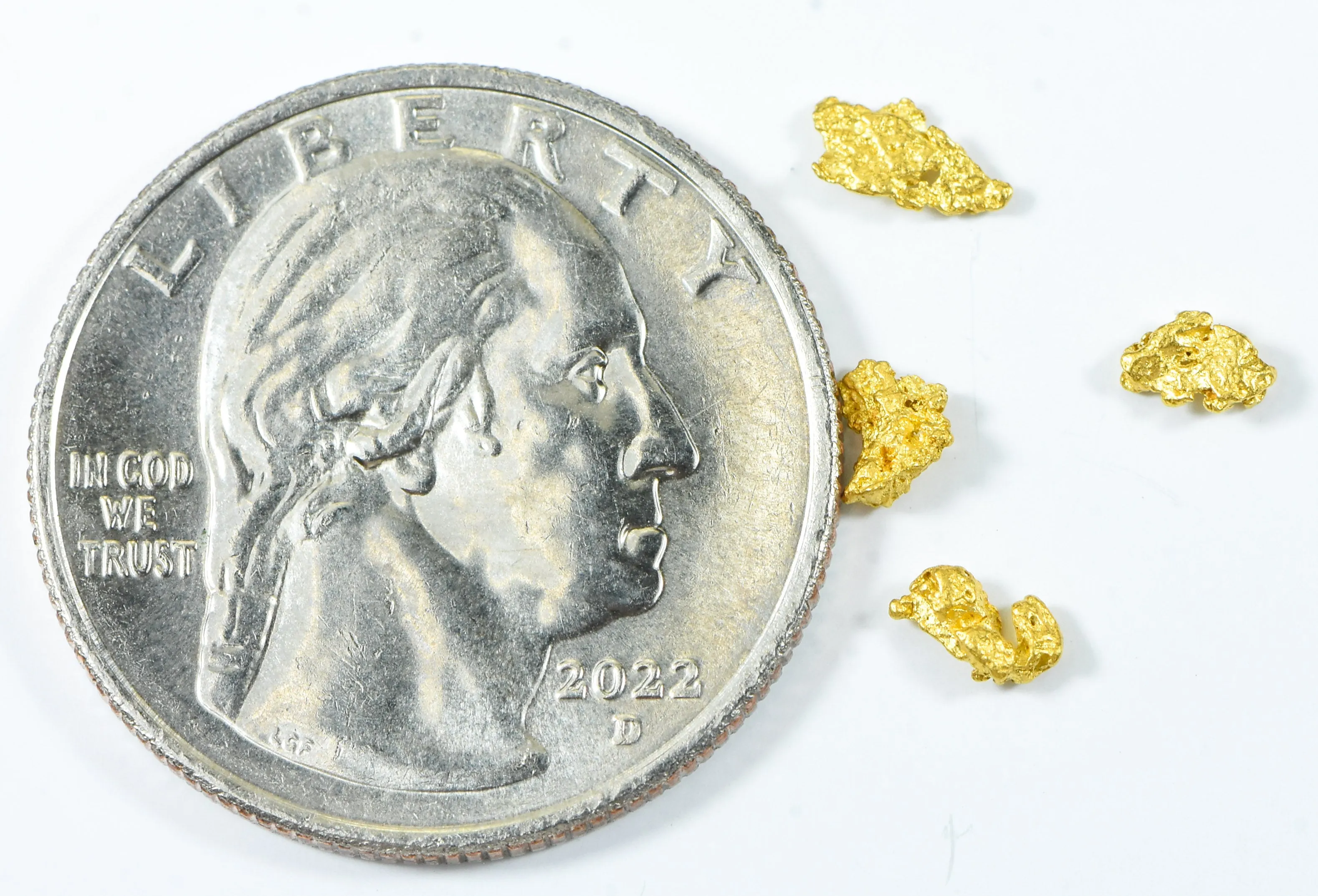 Natural Gold Nugget Australian .13 Gram Genuine