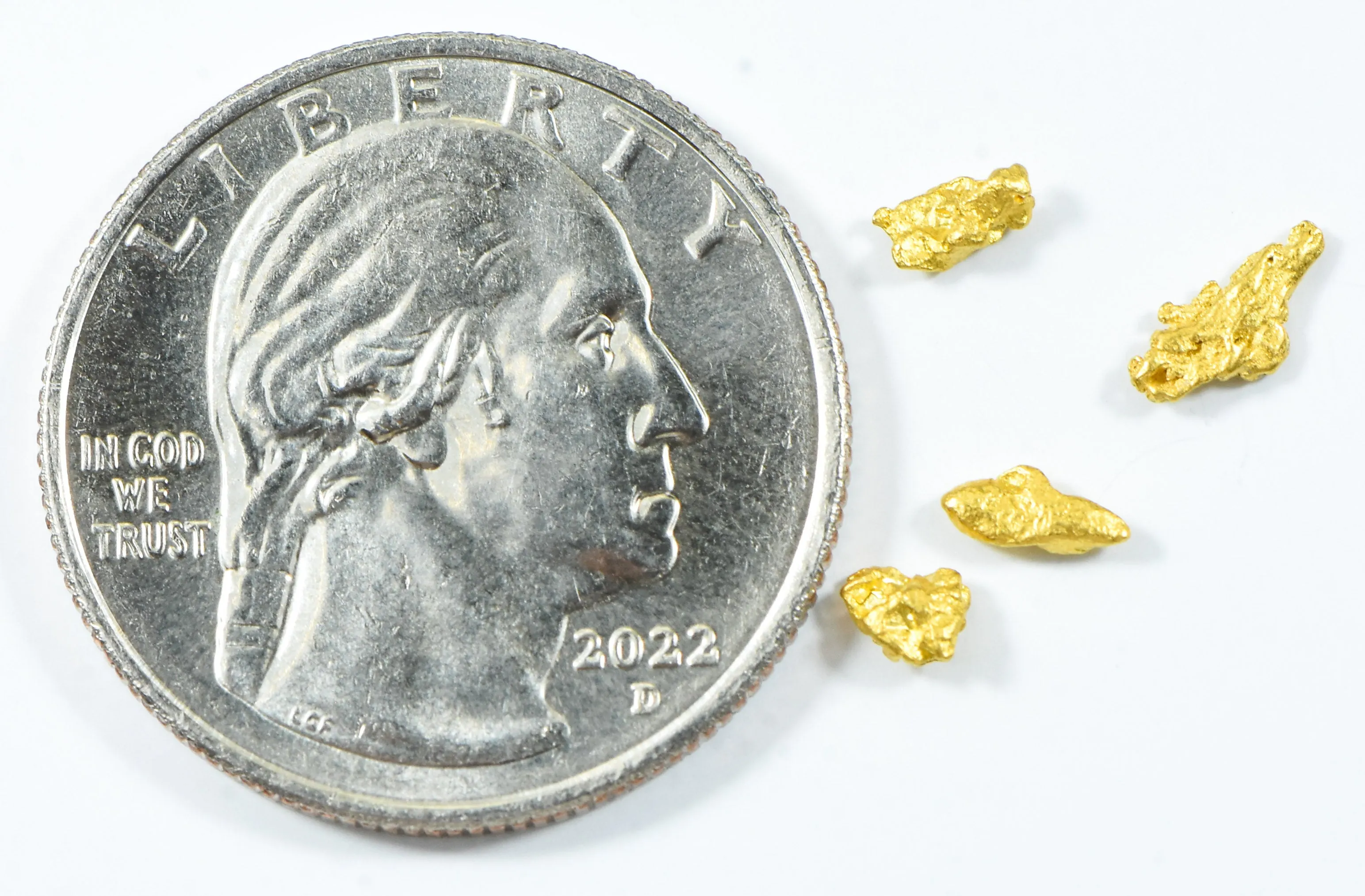 Natural Gold Nugget Australian .14 Gram Genuine