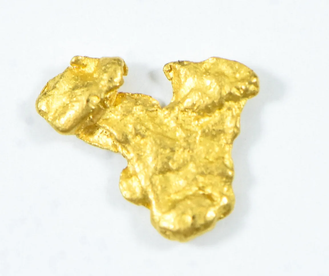 Natural Gold Nugget Australian .15 Gram Genuine