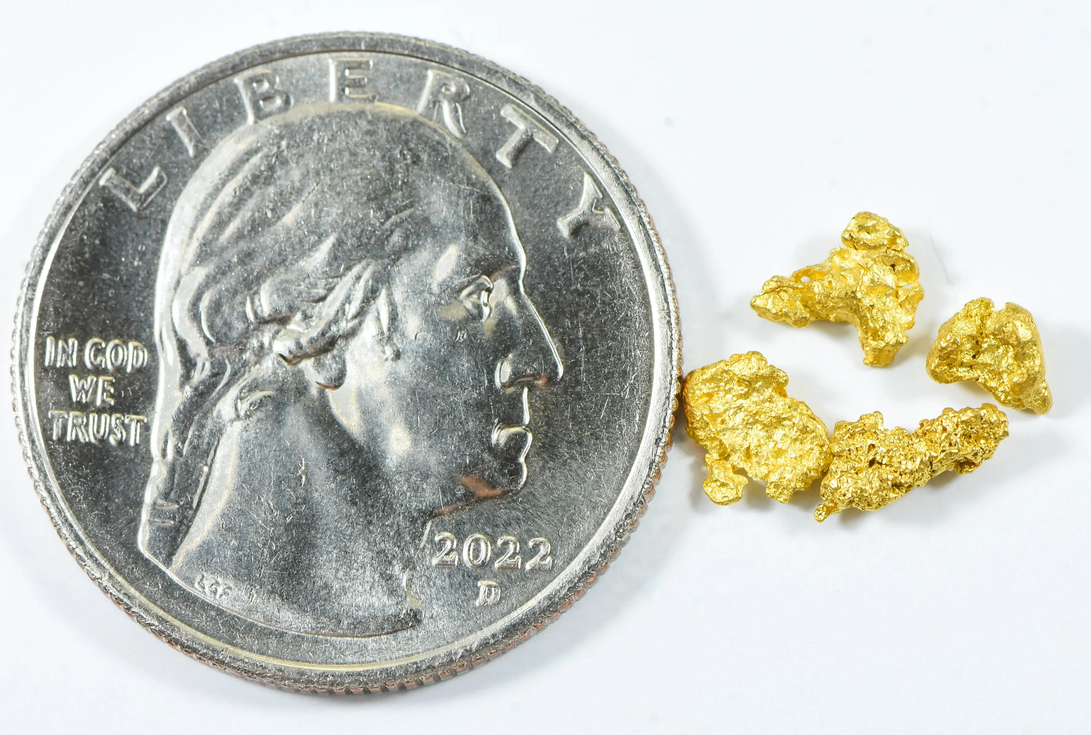 Natural Gold Nugget Australian .25 Gram Genuine