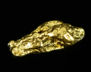 Natural Gold Nugget Australian .33 Gram Genuine