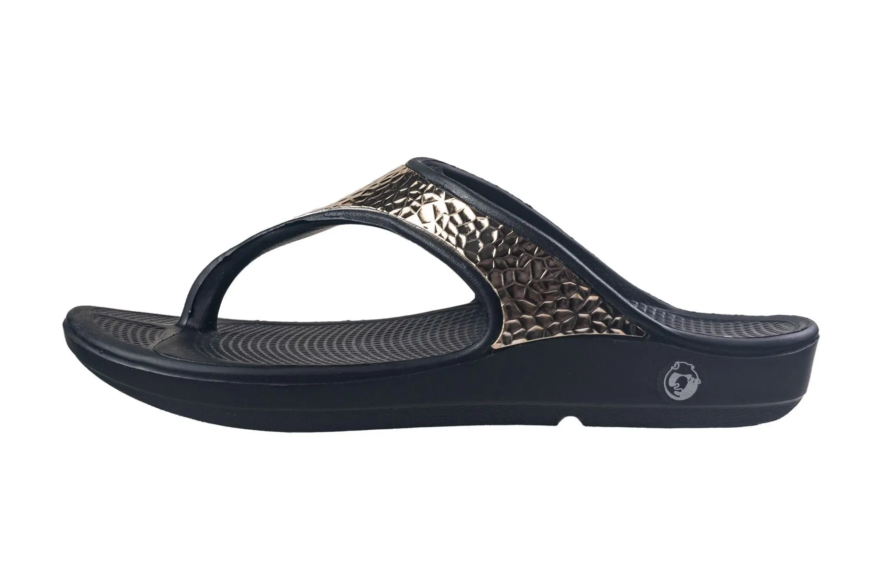 Neoz Ladies Full Black Chappal EVA (Florida B)