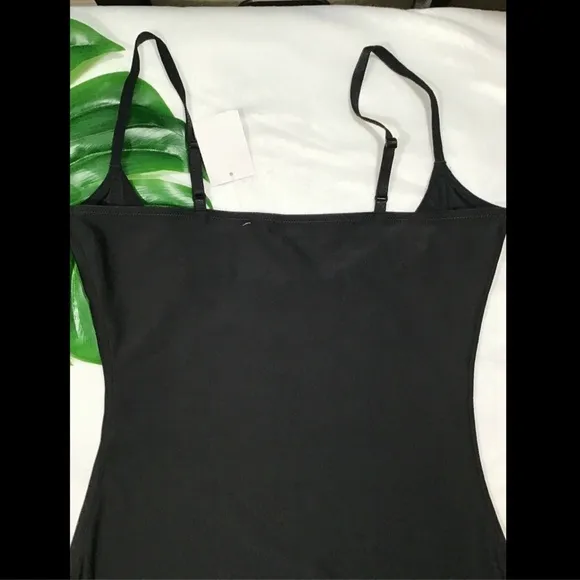 NEW‎ $78 Yummie by Heather Thomson Bustless Slip in Black [SZ Large ]