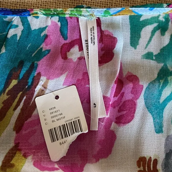 NEW Anthropologie V Neck Flutter Sleeve Dress Missing Inner Slip